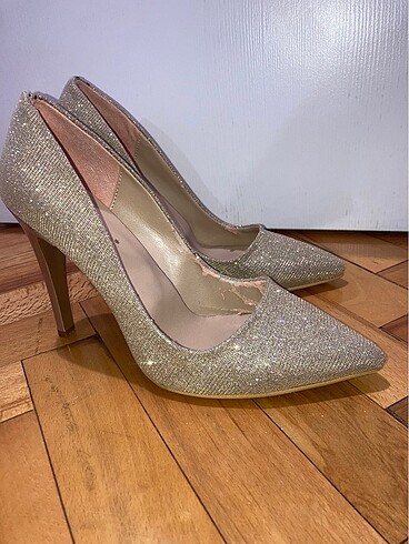 36 Beden çeşitli Renk simli stiletto