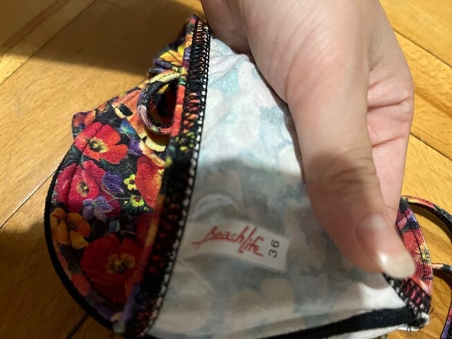 36 Beden çeşitli Renk bikini üstü
