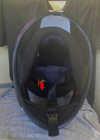 Renkli Parlak Biker Motosiklet Kaskı ve Motorcu Beyaz Şık Mont - Görsel 10