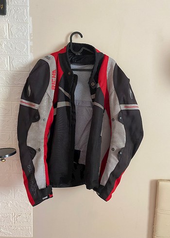 NEXO Siyah Kayışlı Biker Kask ve Motorcu Montu - Görsel 2