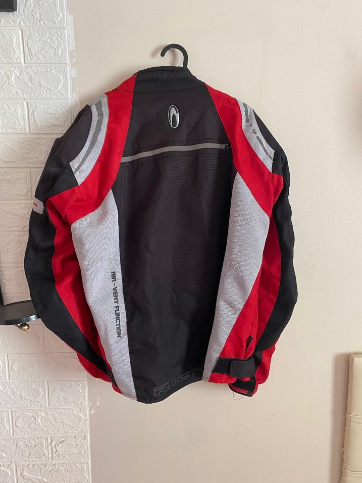 NEXO Siyah Kayışlı Biker Kask ve Motorcu Montu - Görsel 4