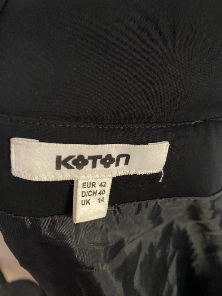 Siyah V Yakalı Strappy Mini elbise - Görsel 3