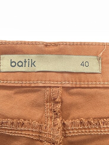 40 Beden kahverengi Renk Batik Jean / Kot %70 İndirimli.