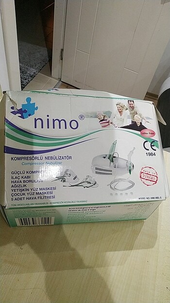 Nimo kompresörlü nebülizatör