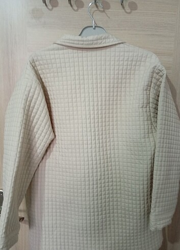 xl Beden beyaz Renk Kapitone mont