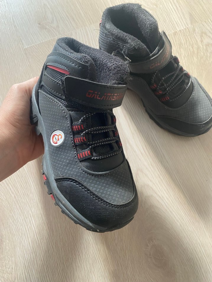 Erkek Çocuk Siyah Sokak Stili Bot - Görsel 5