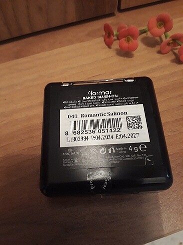 Beden Yeni ambalajlı flormar marka 41 numara allik