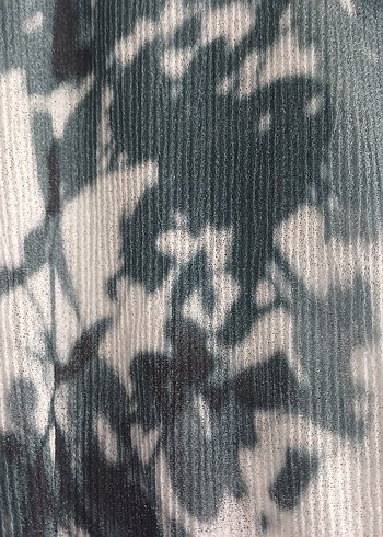 m Beden gri Renk Gri Batik Desenli Uzun Kollu Bodysuit