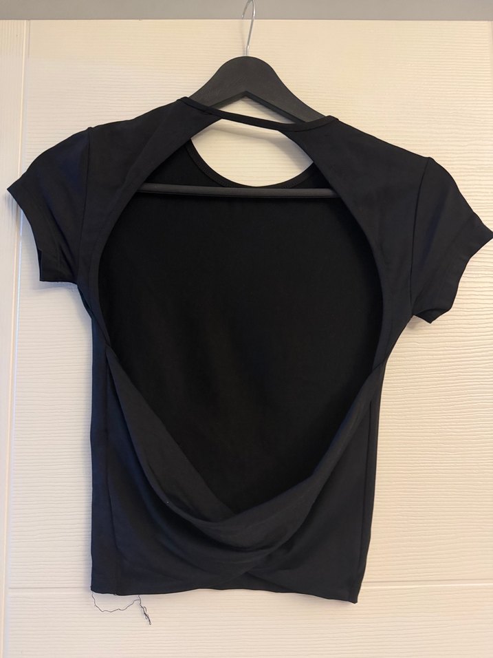 Siyah Kısa crop - Görsel 2