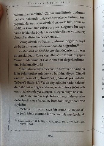Beden Renk BASKISI YOK Uydurma Hadisler 6 kitap takım