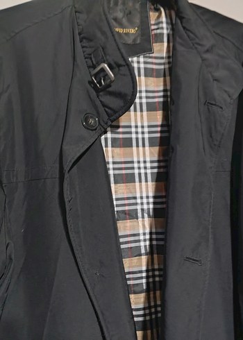 Düğmeli Siyah Erkek Midi Ceket - Görsel 2