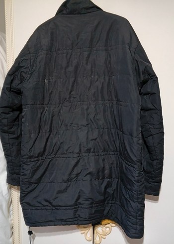 Sarı Astarlı Siyah Erkek Mont - Görsel 4