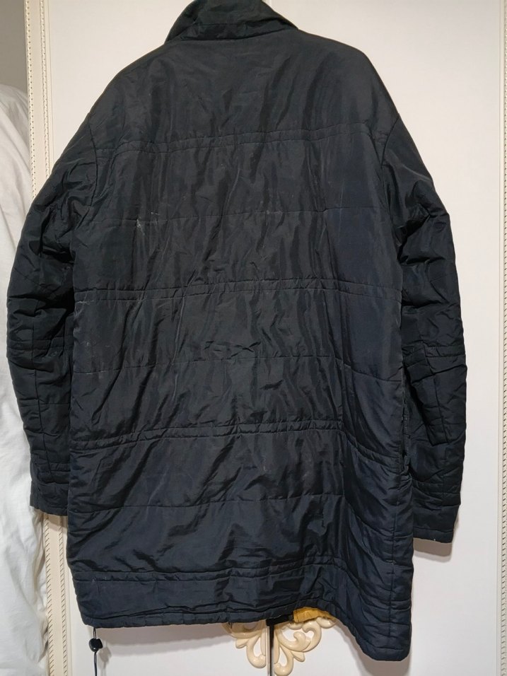 Sarı Astarlı Siyah Erkek Mont - Görsel 4