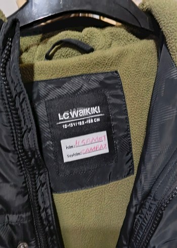 Siyah Erkek Çocuk Kapüşonlu Street Wear Mont - Görsel 2