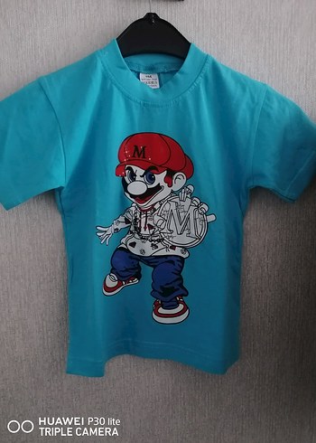 Erkek Çocuk Renkli Baskılı T-shirt