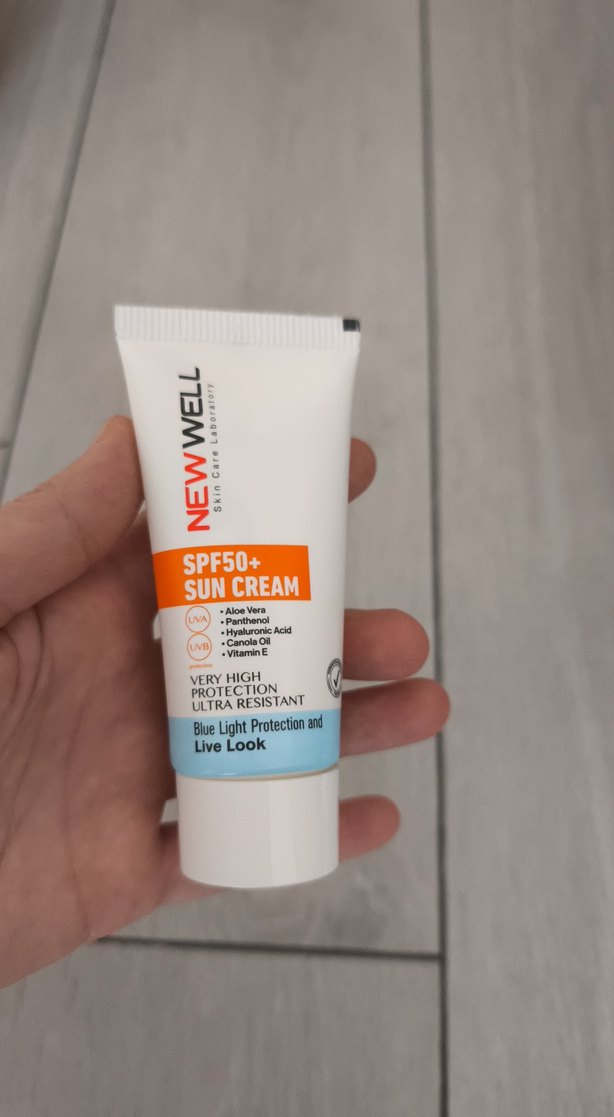 New Well SPF50+ Güneş Kremi Canlı Görünüm - Görsel 4