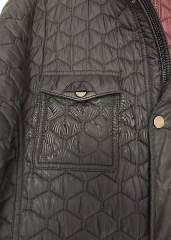 Düğmeli Siyah Deri Erkek Mont - Görsel 3