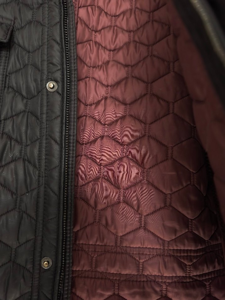 Düğmeli Siyah Deri Erkek Mont - Görsel 4