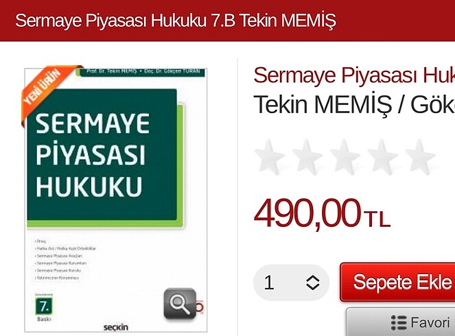 Sermaye Piyasası Hukuku