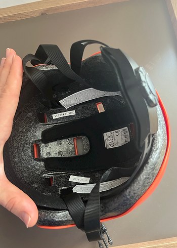 Turuncu Kayışlı Motosiklet Kaskı xs - Görsel 2