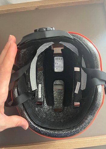 Turuncu Kayışlı Motosiklet Kaskı xs - Görsel 3