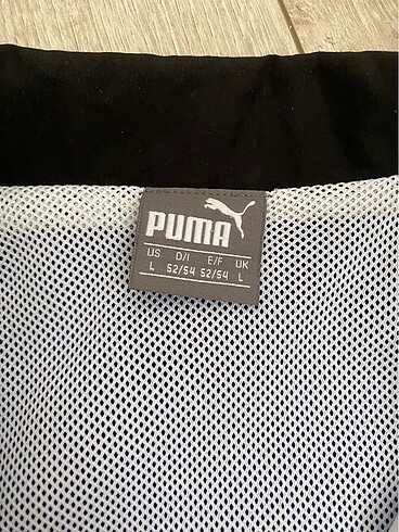 l Beden mavi Renk puma yagmurluk