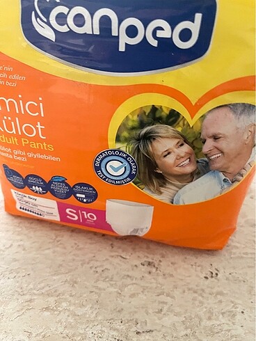 Diğer hasta bezi. canped. paket icinde S beden. 160 paketi