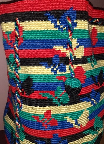 Beden çeşitli Renk Wayuu sirt cantasi