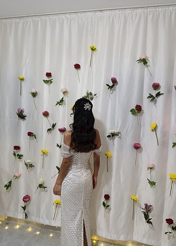 Beyaz Straplez Denizkızı Gelinlik - Görsel 3