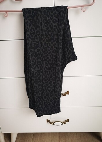 Leopar desenli tayt 