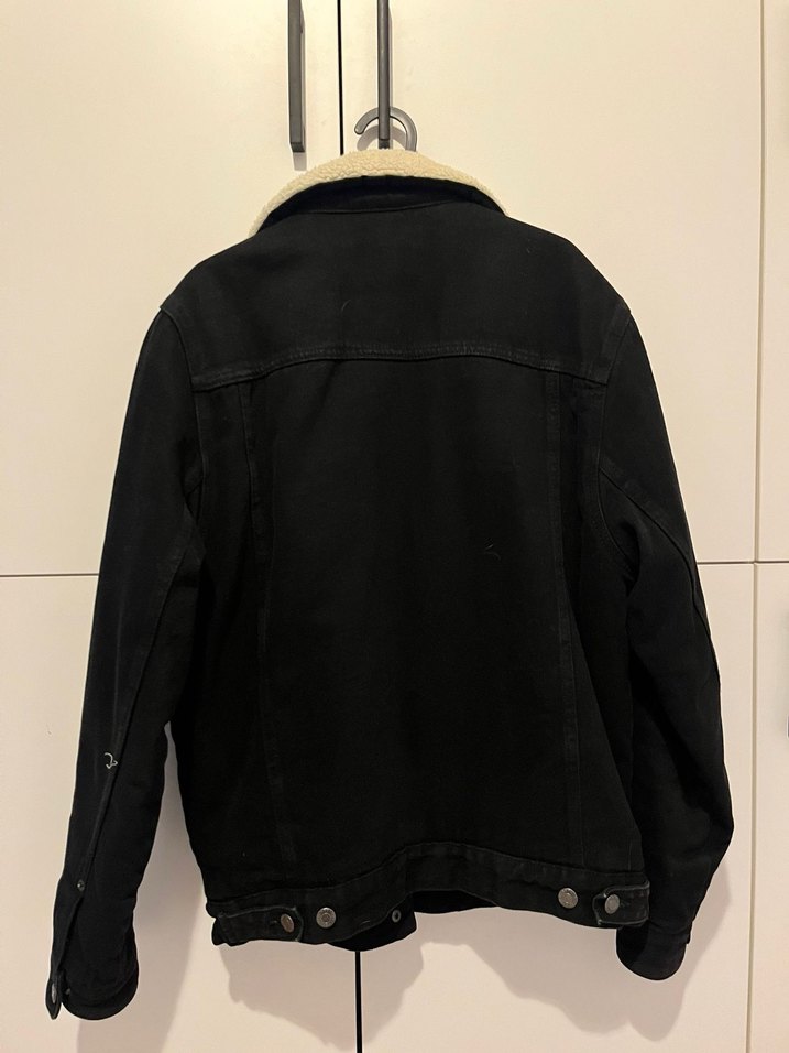 suni kürk kot ceket - Görsel 2