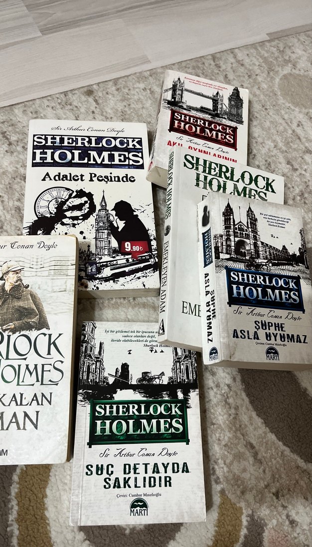 Sherlock Holmes Kitap Seti - 5 Kitap - Görsel 2