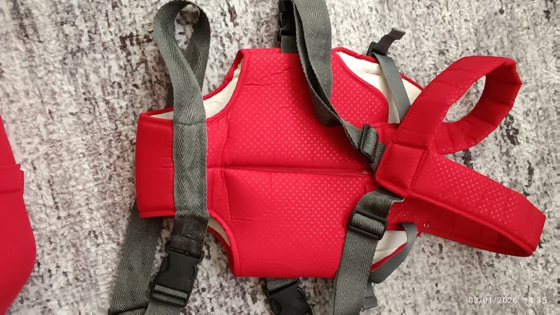 Kırmızı Bebek Taşıyıcı kanguru - Görsel 2