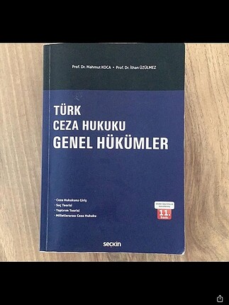 Türk Ceza Hukuku Genel Hükümler