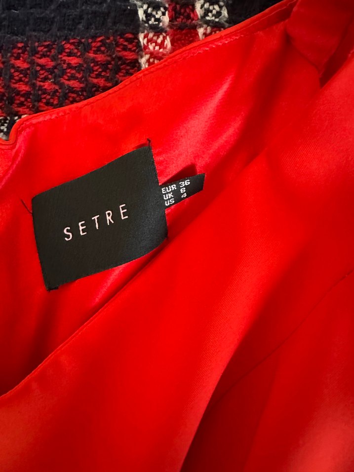 Kadın Turuncu  Midi Mezuniyet Elbisesi - Görsel 3