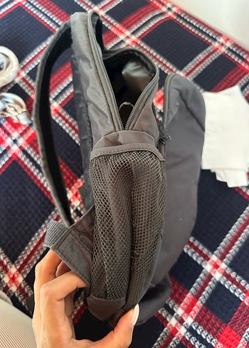 Gri Fermuarlı Erkek Sırt Çantası - Görsel 6