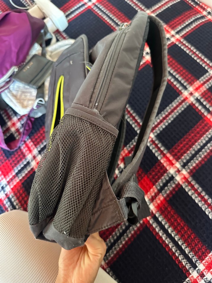 Gri Fermuarlı Erkek Sırt Çantası - Görsel 5