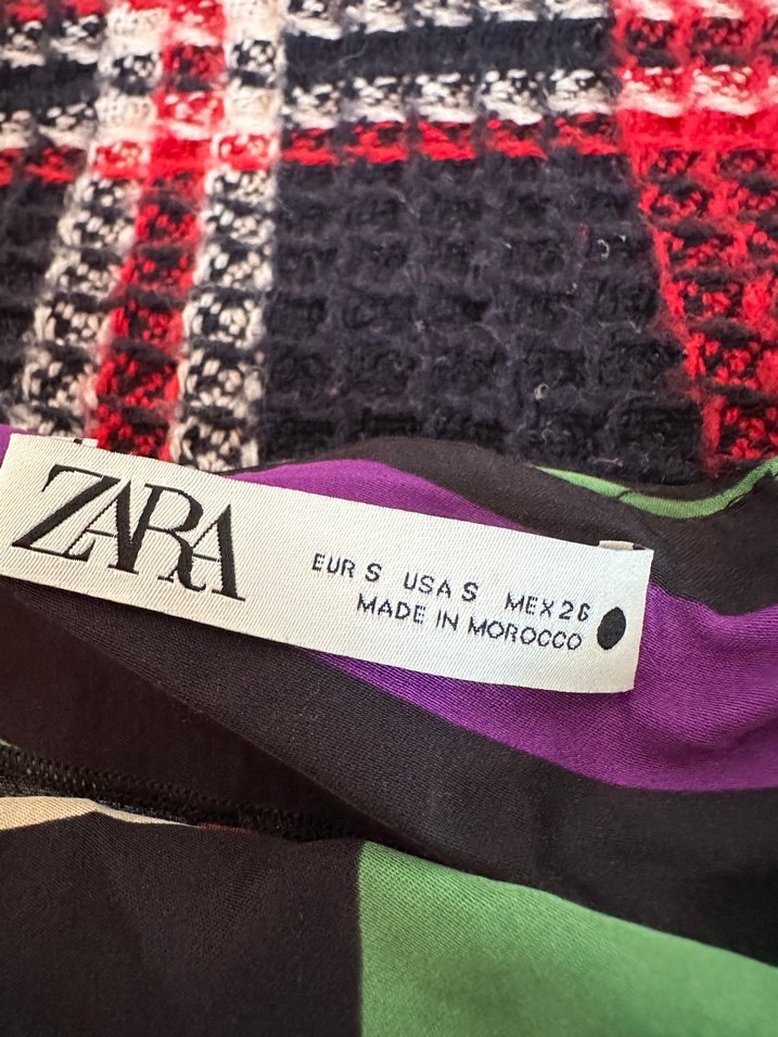 Bohem Çok Renkli Uzun Drapeli Etek - Görsel 2