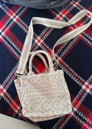 Nakışlı Örgü Bohem Kadın Çanta - Görsel 3