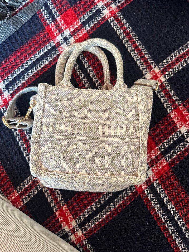 Nakışlı Örgü Bohem Kadın Çanta - Görsel 2