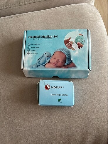 Pilli tırnak törpüsü yedek başlıkları ile - Görsel 2