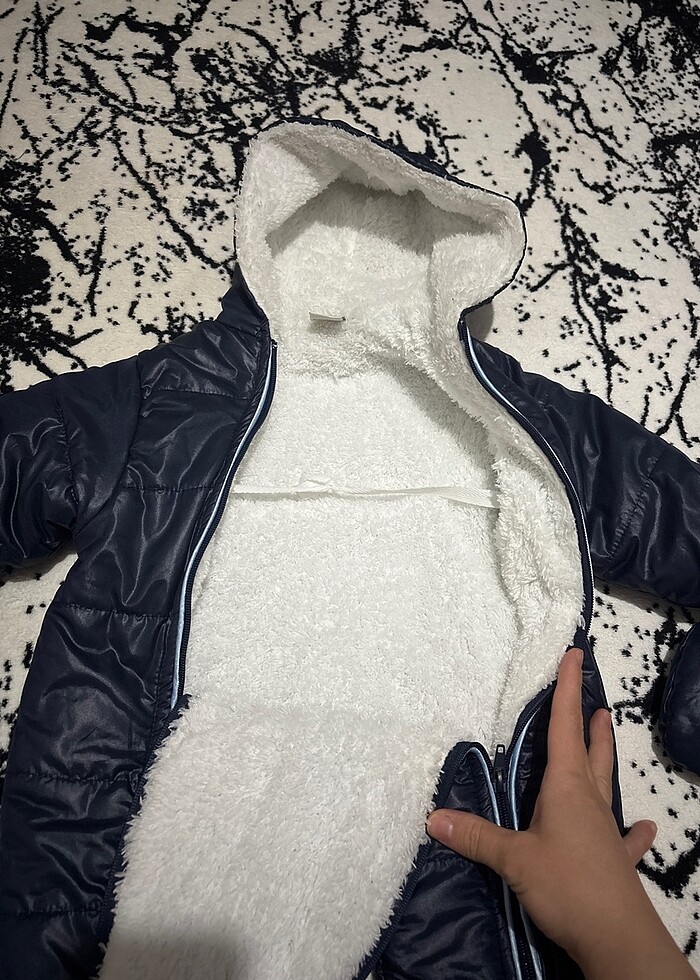 Erkek bebek astronot mont - Görsel 4