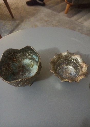 Desenli Parlak Altın Renkli Sofra Takımı - Görsel 4