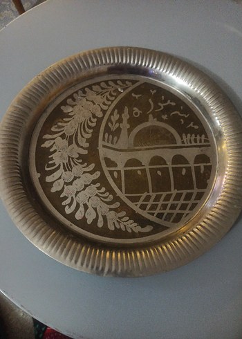 Desenli Parlak Altın Renkli Sofra Takımı - Görsel 8