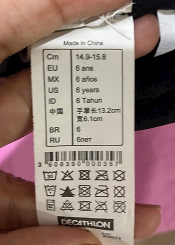 Decathlon Erkek Çocuk Siyah Street Wear Eldiven
