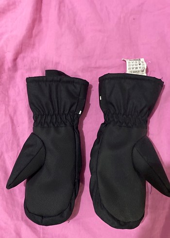  Beden siyah Renk Erkek Çocuk Siyah Street Wear Eldiven