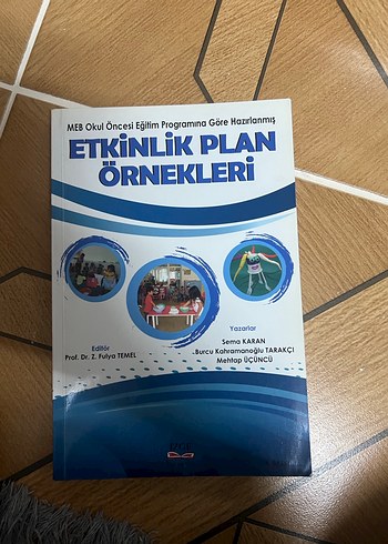 Etkinlik Plan Örnekleri - Okul Öncesi Eğitim Kitabı