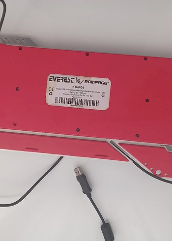 Beyaz Aleminyum Gövdeli Siyah Tuşlu Klavye - Görsel 5