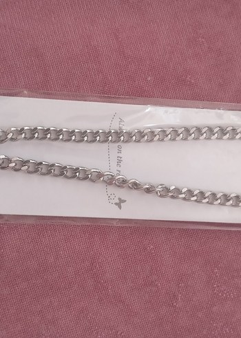 Gri Zincir Detaylı Kadın Vücut Zinciri - Görsel 5