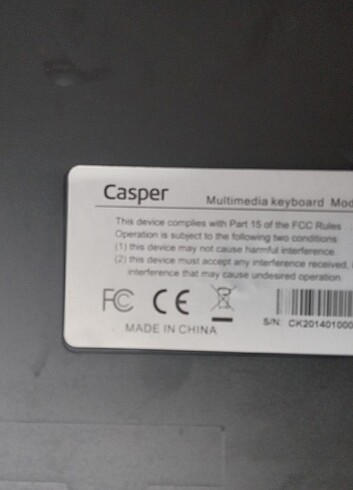 CASPER KLAVYE  - Görsel 5